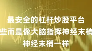 最安全的杠杆炒股平台有哪些而是像大脑指挥神经末梢一样